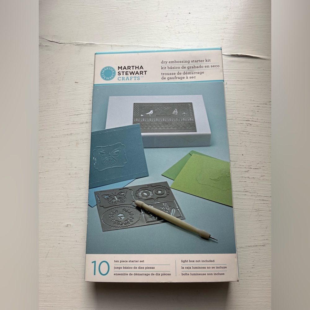Martha Stewart Dry Embossing Starter Kit